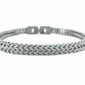 Bracelet homme maille franco en acier inoxydable