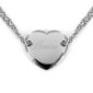 Collier en acier inoxydable Cannes Coeur RH