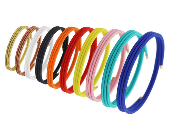 Bracelet magnétique coloré en acier inoxydable doré