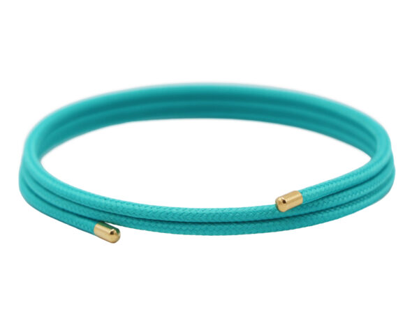 Bracelet magnétique coloré en acier inoxydable doré