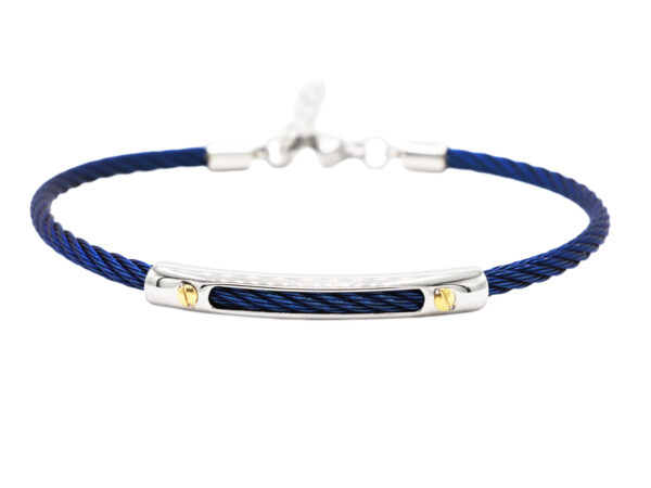 Bracelet homme câble en acier inoxydable