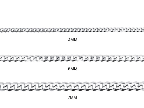 Bracelet maille gourmette en acier